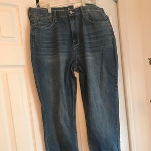 Cropped ankle jeans high rise